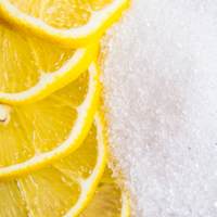 Citric acid + gentle surfactants