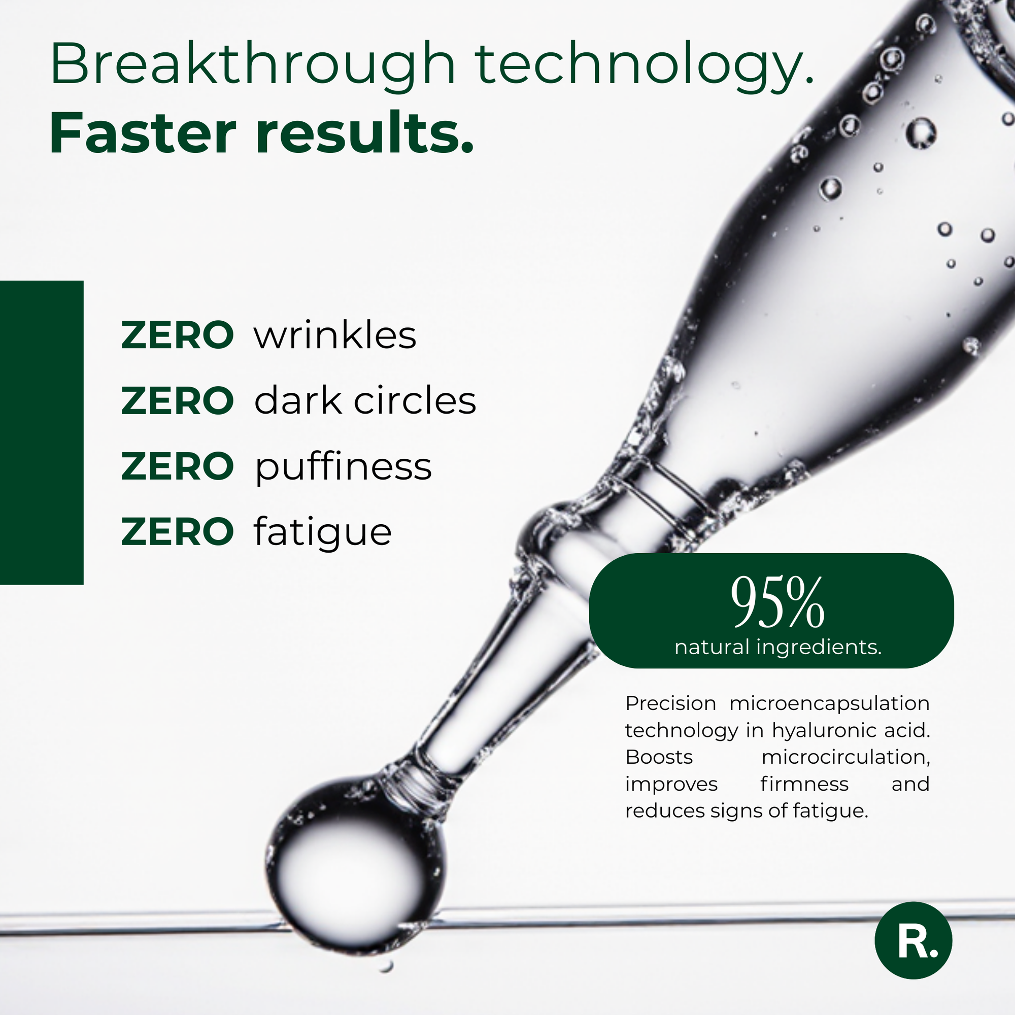 Eye serum against dark circles and puffiness